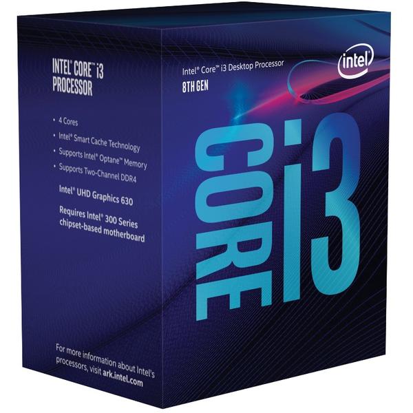 Procesor Intel Core i3-8100 Coffee Lake, 3.6GHz, 6MB, 65W, Socket 1151 v2, Box