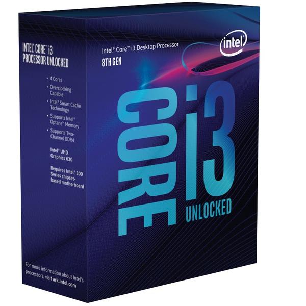 Procesor Intel Core i3-8350K Coffee Lake, 4.0GHz, 8MB, 91W, Socket 1151 v2, Box