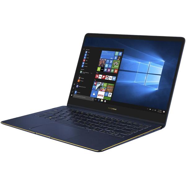 Laptop Asus ZenBook Flip S UX370UA-C4228T, 13.3" FHD Touch, Core i7-8550U 1.8GHz, 16GB DDR3, 256G SSD, Intel UHD 620, Windows 10 Home, Albastru
