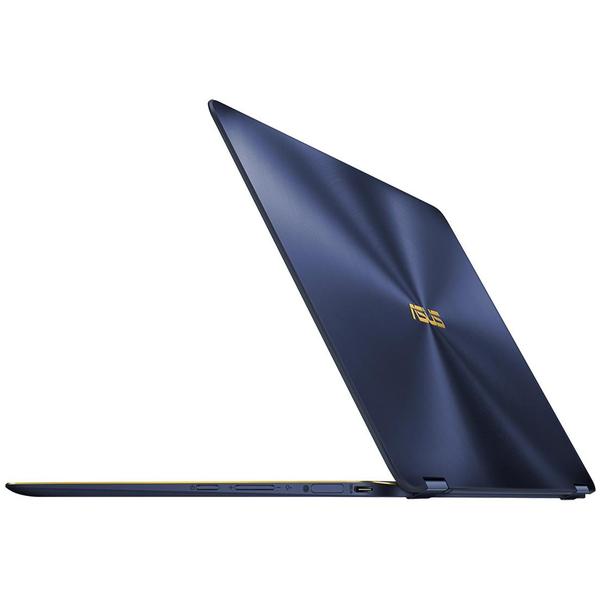 Laptop Asus ZenBook Flip S UX370UA-C4228T, 13.3" FHD Touch, Core i7-8550U 1.8GHz, 16GB DDR3, 256G SSD, Intel UHD 620, Windows 10 Home, Albastru