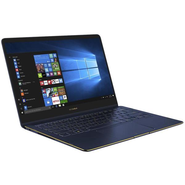 Laptop Asus ZenBook Flip S UX370UA-C4195R, 13.3" FHD Touch, Core i7-8550U 1.8GHz, 16GB DDR3, 512GB SSD, Intel UHD 620, Windows 10 Pro, Albastru