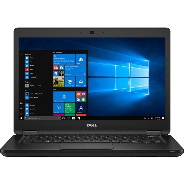 Laptop Dell Latitude 5480, 14.0'' FHD, Core i5-7200U 2.5GHz, 8GB DDR4, 500GB HDD, Intel HD 620, Win 10 Pro 64bit, Negru