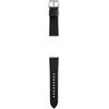Curea SmartWatch Samsung Leather Strap pentru Gear S3, Piele, Negru