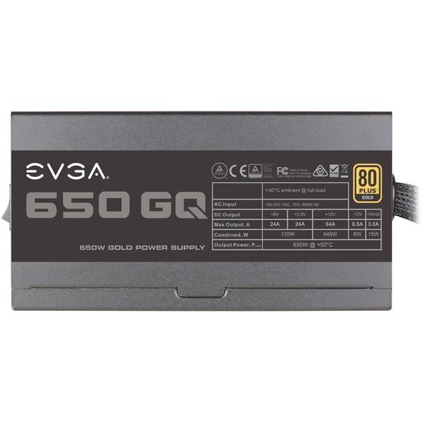 Sursa EVGA 650 GQ, 650W, Certificare 80+ Gold