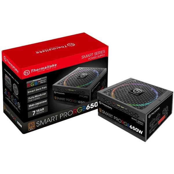 Sursa Thermaltake Smart PRO RGB, 650W, Certificare 80+ Bronze