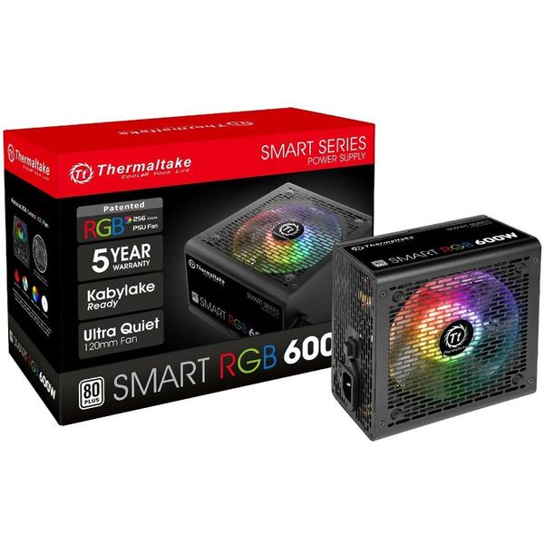 Sursa Thermaltake Smart RGB, 600W, Certificare 80+