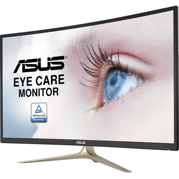 Monitor LED Asus VA327H, 31.5'' Full HD, 4ms, Ecran curbat, Negru