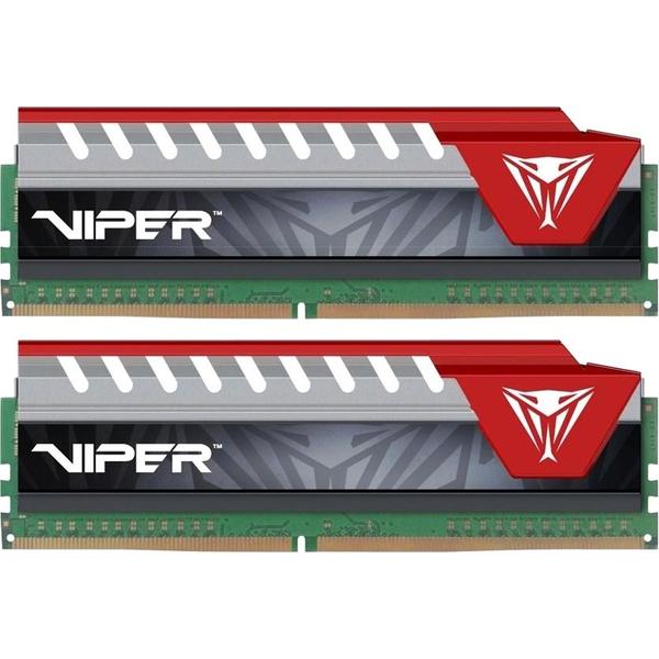 Memorie PATRIOT Viper Elite Red, 32GB, DDR4, 2400MHz, CL15, 1.2V, Kit Dual Channel