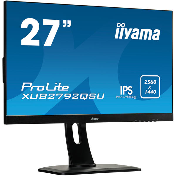 Monitor LED IIyama ProLite XUB2792QSU-B1, 27.0'' WQHD, 5ms, Negru