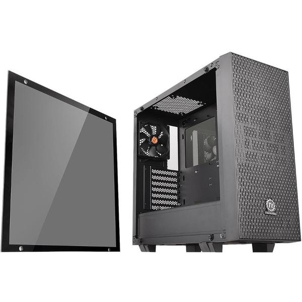 Carcasa Thermaltake Core G21 Tempered Glass Edition, MiddleTower, Fara sursa, Negru