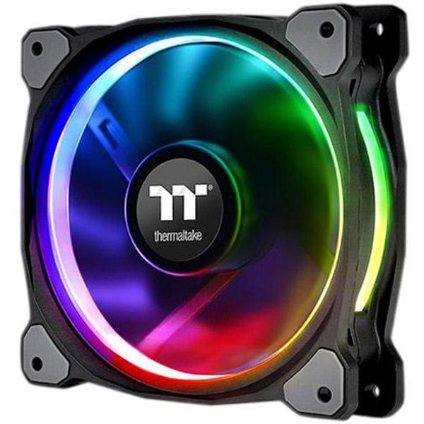 Ventilator PC Thermaltake Riing Plus 14 RGB Radiator Fan TT Premium Edition, 140mm, 3 Fan Pack