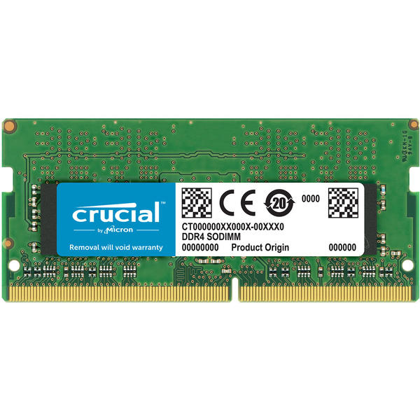 Memorie Notebook Crucial CT8G4SFS8266, 8GB, DDR4, 2666MHz, CL19, 1.2V, Single Ranked x8