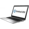 Laptop HP EliteBook 850 G4, 15.6'' HD, Core i5-7200U 2.5GHz, 8GB DDR4, 500GB HDD, Intel HD 620, FingerPrint Reader, Win 10 Pro 64bit, Argintiu