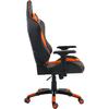 Scaun Gaming Inaza Imperator MAX Series, Negru/Portocaliu