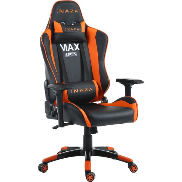 Scaun Gaming Inaza Imperator MAX Series, Negru/Portocaliu