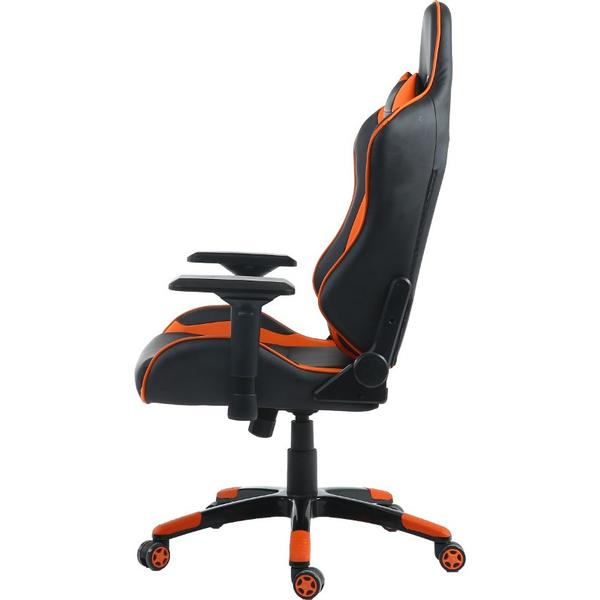 Scaun Gaming Inaza Imperator MAX Series, Negru/Portocaliu