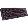 Tastatura gaming Thermaltake Tt eSPORTS MEKA Pro, USB, Layout US, Cherry MX Blue, Negru