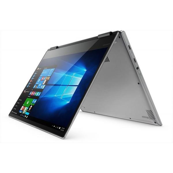 Laptop Lenovo Yoga 720, 13.3'' UHD Touch, Core i7-7500U 2.7GHz, 16GB DDR4, 512GB SSD, Intel HD 620, FingerPrint Reader, Win 10 Home 64bit, Grey