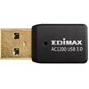 Placa de retea Wireless Edimax EW-7822UTC, Adaptor, USB 3.0, 802.11 a/b/g/n/ac, 300Mbps + 867Mbps, Dual Band AC1200