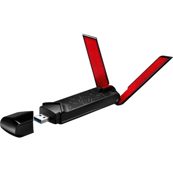 Placa de retea Wireless Asus USB-AC68, Adaptor, USB 3.0, 802.11 a/b/g/n/ac, 600Mbps + 1300Mbps, Dual Band AC1900