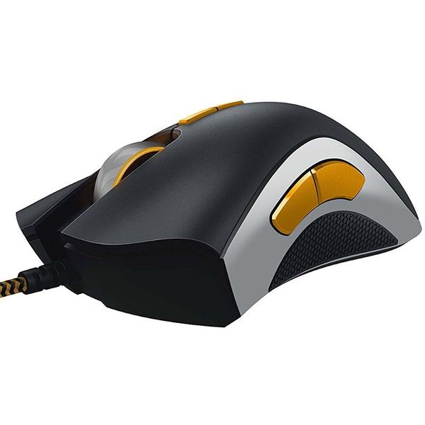 Mouse RAZER DeathAdder Elite - Overwatch Edition, USB, Optic, 16000dpi, Negru/Argintiu