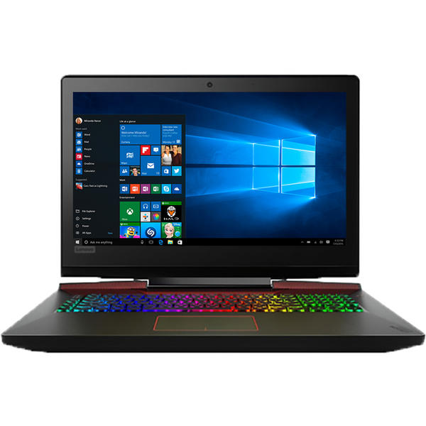 Laptop Lenovo Legion Y920-17IKB, 17.3'' FHD, Core i7-7820HK 2.9GHz, 16GB DDR4, 256GB SSD, GeForce GTX 1070 8GB, Win 10 Home 64bit, Negru