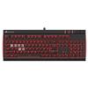 Tastatura Corsair STRAFE Red LED, USB, Layout EU, Cherry MX Red, Negru