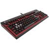 Tastatura Corsair STRAFE Red LED, USB, Layout EU, Cherry MX Red, Negru