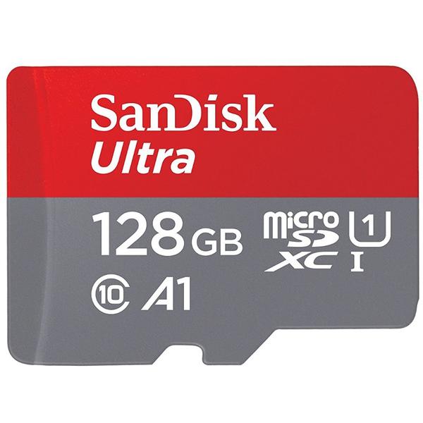 Card Memorie SanDisk Ultra Micro SDXC, 128GB, Clasa 10, UHS-I U1 + Adaptor SD