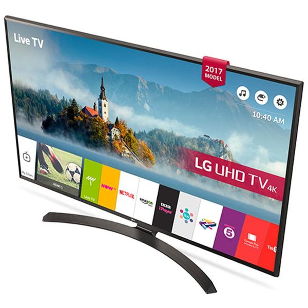 Televizor LED LG Smart TV 55UJ635V, 139cm, 4K UHD, Negru