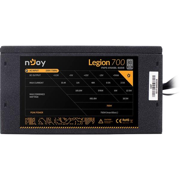 Sursa nJoy Legion 700, 700W, Certificare 80+ Silver