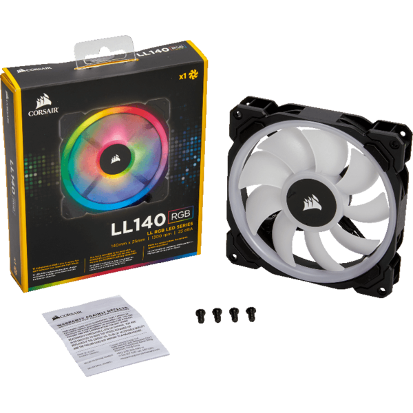 Ventilator PC Corsair LL140 RGB LED Static Pressure, 140mm