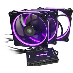 Ventilator PC Colorful/Segotep Halo Ring RGB, 120mm, 3 Fan Pack