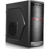 Carcasa Segotep AND Black/Red, MiddleTower, Sursa 500W, Negru/Rosu