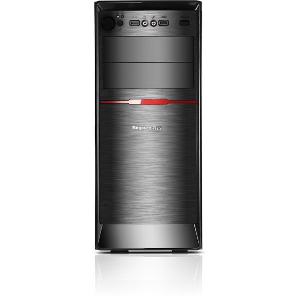 Carcasa Segotep AND Black/Red, MiddleTower, Sursa 500W, Negru/Rosu