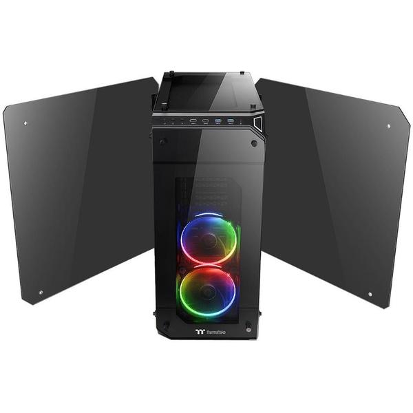 Carcasa Thermaltake View 71 Tempered Glass RGB Edition, FullTower, Fara sursa, Negru