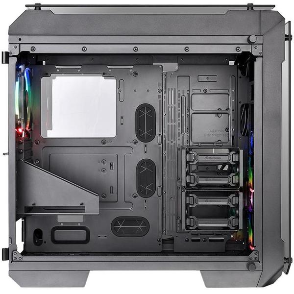 Carcasa Thermaltake View 71 Tempered Glass RGB Edition, FullTower, Fara sursa, Negru