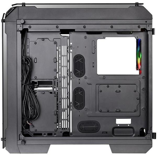 Carcasa Thermaltake View 71 Tempered Glass RGB Edition, FullTower, Fara sursa, Negru