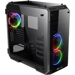 View 71 Tempered Glass RGB Edition, FullTower, Fara sursa, Negru