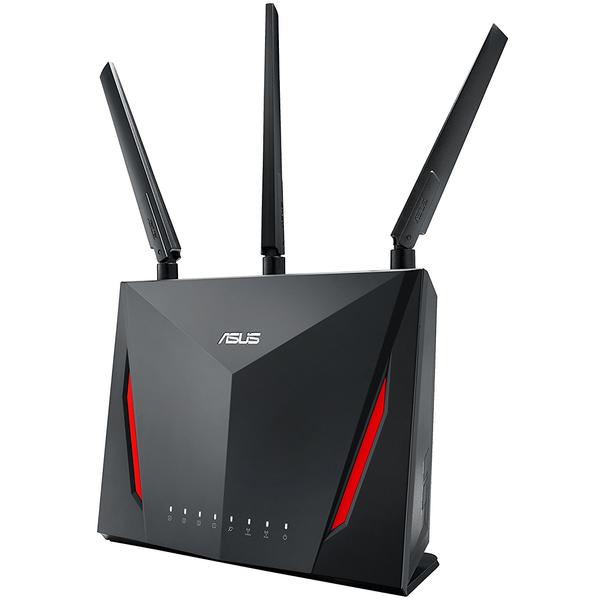 Router Wireless Asus RT-AC86U, Gigabit, 802.11 a/b/g/n/ac, 1 x WAN, 4 x LAN, 750 + 2167Mbps, Dual Band AC2900