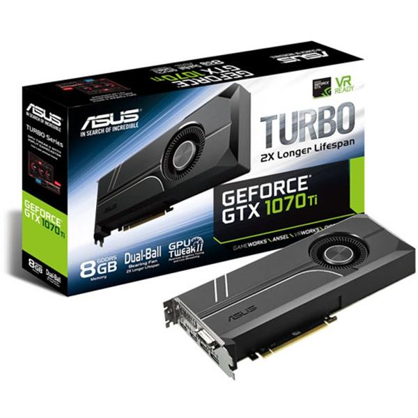 Placa video Asus GeForce GTX 1070 Ti TURBO, 8GB GDDR5, 256 biti