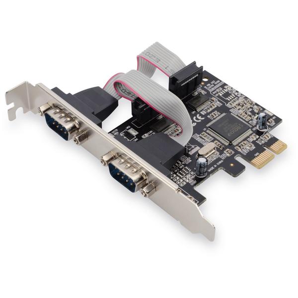 Adaptor Digitus DS-30000-1, PCIe la 2 x Serial