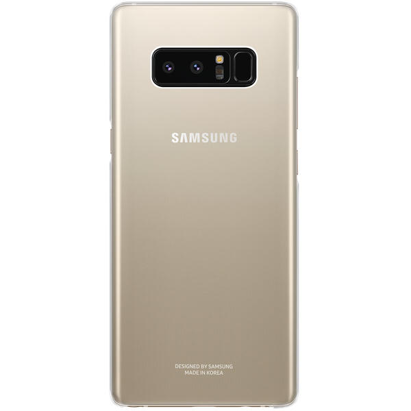 Capac protectie spate Samsung Clear Cover pentru Galaxy Note 8 (N950), Transparent
