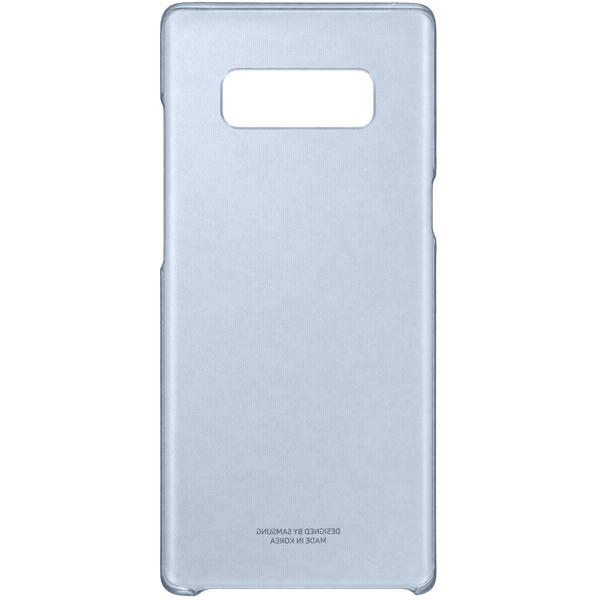 Capac protectie spate Samsung Clear Cover pentru Galaxy Note 8 (N950), Albastru/Transparent