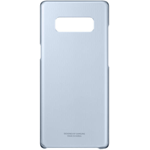 Capac protectie spate Samsung Clear Cover pentru Galaxy Note 8 (N950), Albastru/Transparent