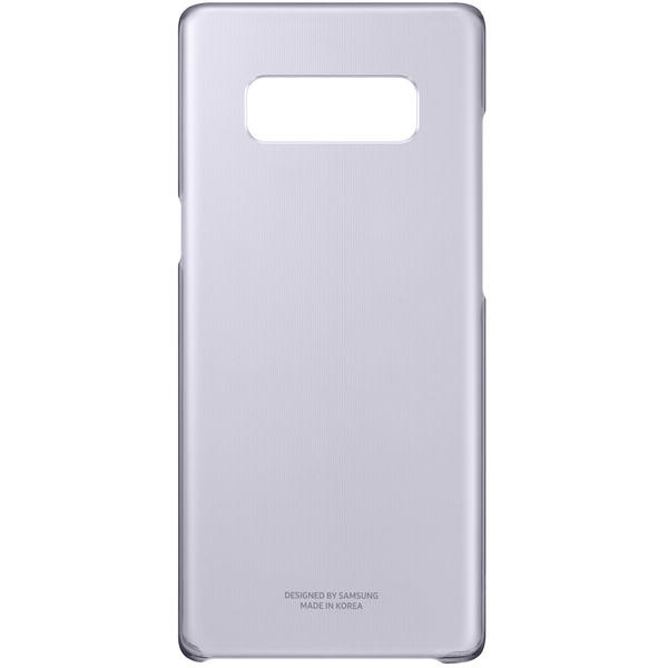 Capac protectie spate Samsung Clear Cover pentru Galaxy Note 8 (N950), Violet/Transparent