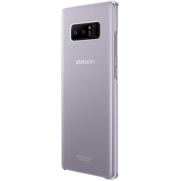 Capac protectie spate Samsung Clear Cover pentru Galaxy Note 8 (N950), Violet/Transparent