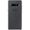 Capac protectie spate Samsung Alcantara Cover pentru Galaxy Note 8 (N950), Gri