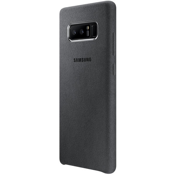Capac protectie spate Samsung Alcantara Cover pentru Galaxy Note 8 (N950), Gri