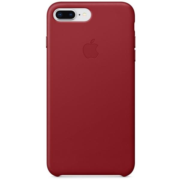 Capac protectie spate Apple Leather Case pentru iPhone 8 Plus/iPhone 7 Plus, Red